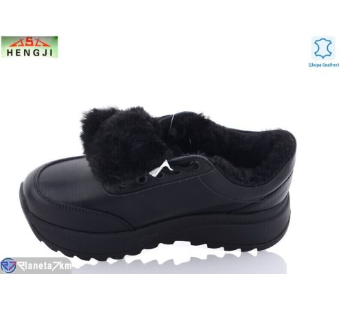 Кросівки жіночі на зиму (8 пар р.36-41) чорний  "HENGJI-ELENA"