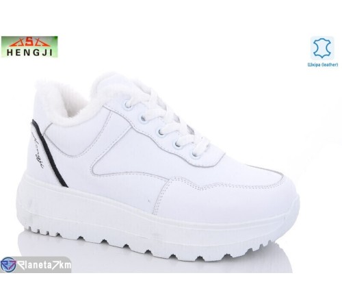 Кросівки жіночі на зиму (8 пар р.36-41) білий  "HENGJI-ELENA"