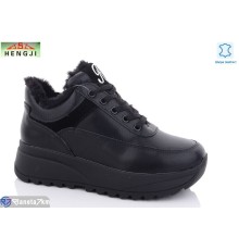Кросівки жіночі на зиму (8 пар р.36-41) чорний  "HENGJI-ELENA"