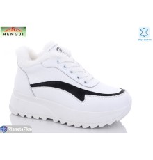 Кросівки жіночі на зиму (8 пар р.36-41) білий  "HENGJI-ELENA"