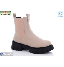 Черевики жіночі на зиму (6 пар р.36-41) бежевий  "HENGJI-ELENA"