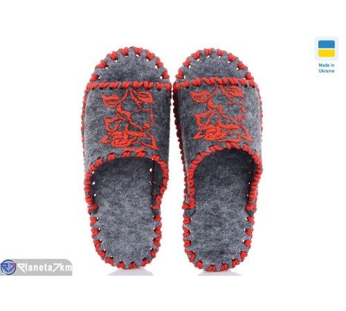 Тапки жіночі на весну/осінь (9 пар р.36-41) сірий  "Activ"