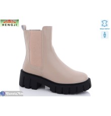 Черевики жіночі на зиму (6 пар р.36-41) бежевий  "HENGJI-ELENA"
