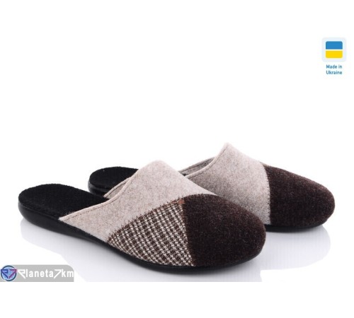 Тапки жіночі на весну/осінь (6 пар р.36-41) коричневий  "INPIRE"