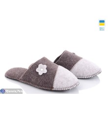 Тапки жіночі на весну/осінь (6 пар р.37-41) коричневий  "INPIRE"