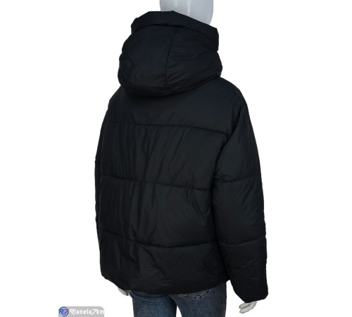 Куртка жіноча на зиму (4 шт. р.сетка M-2XL) чорний "HUGGI" Куртка жіноча на зиму (4 шт. р.сетка M-2XL) чорний "HUGGI"