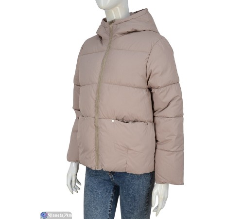 Куртка жіноча на зиму (4 шт. р.сетка M-2XL) коричневий "HUGGI" Куртка жіноча на зиму (4 шт. р.сетка M-2XL) коричневий "HUGGI"