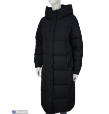 Пальто жіноче на зиму (4 шт. р.сетка S-XL) чорний  "NORA"