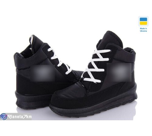 Черевики жіночі на зиму (8 пар р.37-41) чорний  "MURMUR"