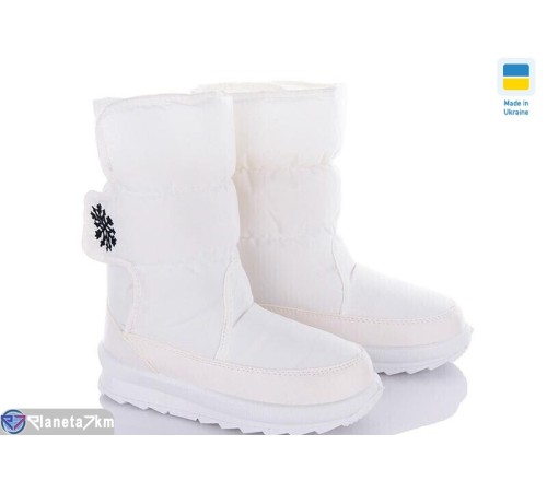 Дутики жіночі на зиму (8 пар р.37-41) білий  "MURMUR"