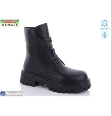 Черевики жіночі на зиму (6 пар р.36-41) чорний  "HENGJI-ELENA"
