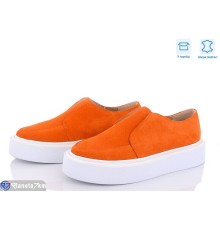 Сліпони жіночі на весну/осінь (6 пар р.36-40) оранжевий  "GARRA"