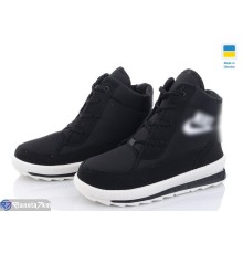 Черевики чоловічі на зиму (8 пар р.37-41) чорний  "Gelena"