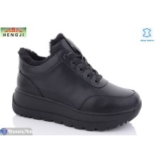 Кросівки жіночі на зиму (8 пар р.36-41) чорний  "HENGJI-ELENA"
