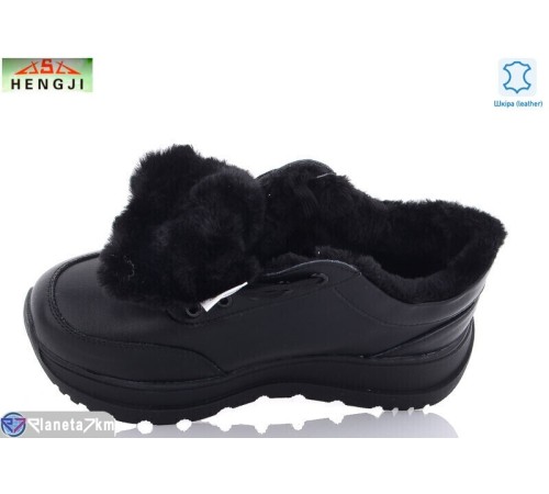 Кросівки жіночі на зиму (8 пар р.36-41) чорний  "HENGJI-ELENA"