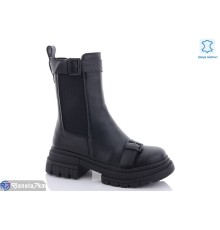 Черевики жіночі на зиму (6 пар р.36-40) чорний  "TETRAST"
