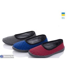 Тапки жіночі на весну/осінь (7 пар р.36-41) мікс  "Korka"