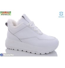 Кросівки жіночі на зиму (8 пар р.36-41) білий  "HENGJI-ELENA"