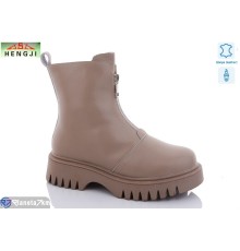 Черевики жіночі на зиму (6 пар р.36-41) бежевий  "HENGJI-ELENA"