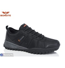Кросівки чоловічі на весну/осінь (8 пар р.41-46) чорний  "Bonote"