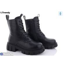 Черевики жіночі на зиму (6 пар р.36-41) чорний  "Trendy"