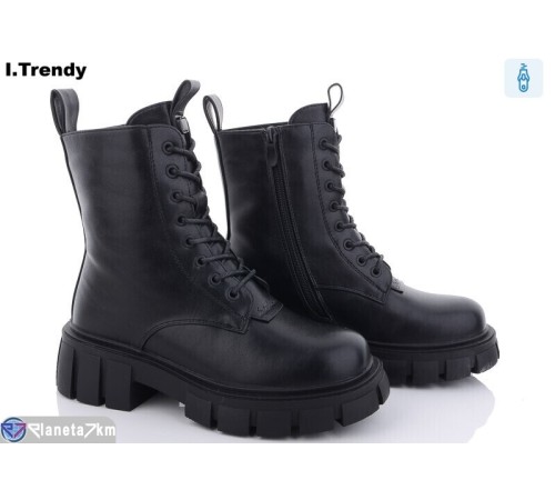 Черевики жіночі на зиму (6 пар р.36-41) чорний "Trendy" Черевики жіночі на зиму (6 пар р.36-41) чорний "Trendy"
