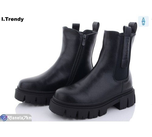 Черевики жіночі на зиму (6 пар р.36-41) чорний "Trendy" Черевики жіночі на зиму (6 пар р.36-41) чорний "Trendy"