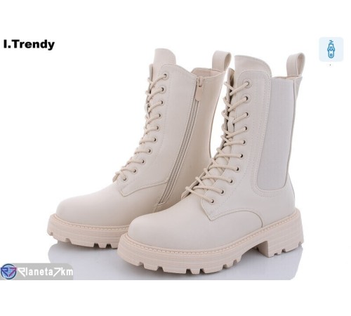 Черевики жіночі на зиму (6 пар р.36-41) бежевий "Trendy" Черевики жіночі на зиму (6 пар р.36-41) бежевий "Trendy"