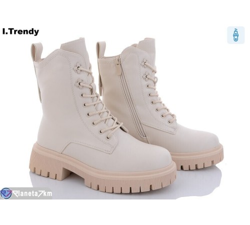 Черевики жіночі на зиму (6 пар р.36-41) бежевий "Trendy" Черевики жіночі на зиму (6 пар р.36-41) бежевий "Trendy"