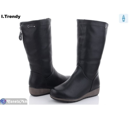 Черевики жіночі на зиму (6 пар р.37-42) чорний  "Trendy" Черевики жіночі на зиму (6 пар р.37-42) чорний  "Trendy"