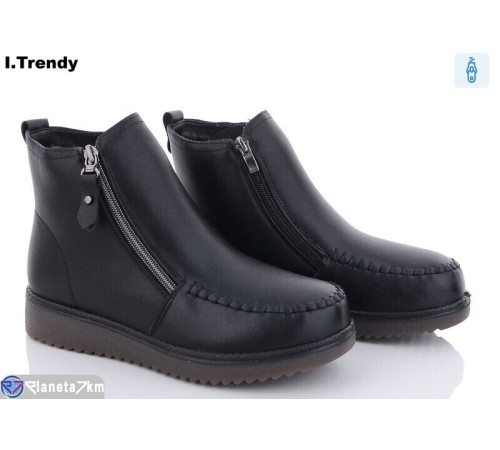 Черевики жіночі на зиму (8 пар р.37-42) чорний "Trendy" Черевики жіночі на зиму (8 пар р.37-42) чорний "Trendy"