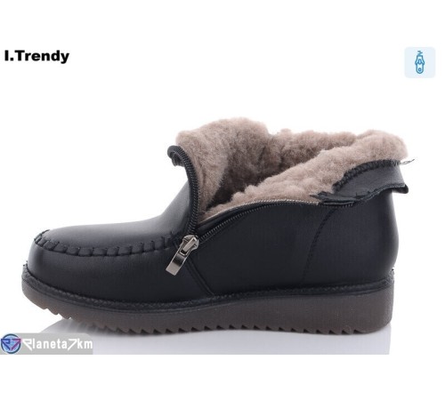 Черевики жіночі на зиму (8 пар р.37-42) чорний "Trendy" Черевики жіночі на зиму (8 пар р.37-42) чорний "Trendy"