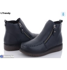 Черевики жіночі на зиму (8 пар р.37-42) синій  "Trendy"