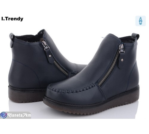 Черевики жіночі на зиму (8 пар р.37-42) синій "Trendy" Черевики жіночі на зиму (8 пар р.37-42) синій "Trendy"