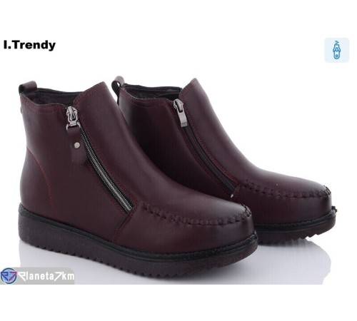 Черевики жіночі на зиму (8 пар р.37-42) бордовий "Trendy" Черевики жіночі на зиму (8 пар р.37-42) бордовий "Trendy"