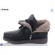 Черевики жіночі на зиму (8 пар р.37-42) чорний "Trendy"