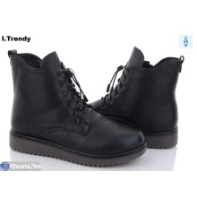 Черевики жіночі на зиму (6 пар р.41-43) чорний  "Trendy"
