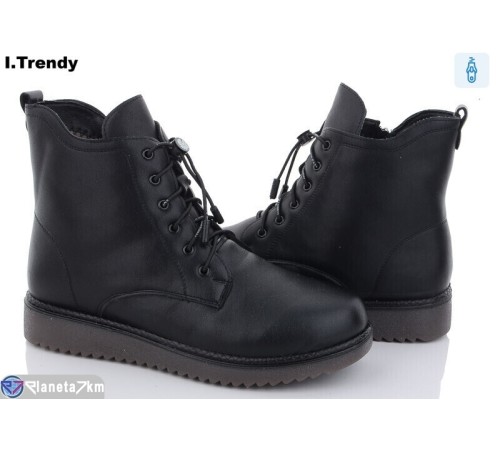 Черевики жіночі на зиму (6 пар р.41-43) чорний  "Trendy"