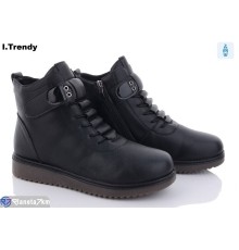 Черевики жіночі на зиму (6 пар р.41-43) чорний  "Trendy"