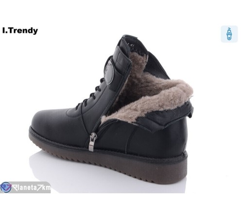 Черевики жіночі на зиму (6 пар р.41-43) чорний  "Trendy"