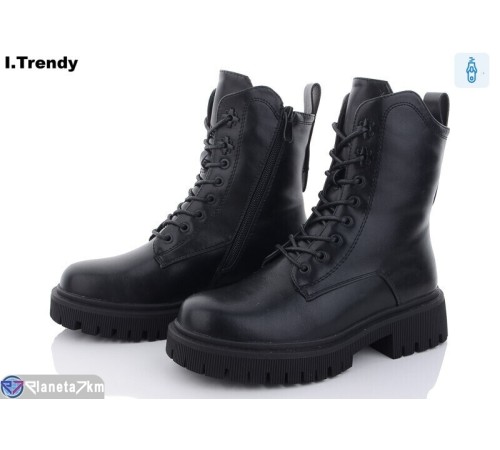 Черевики жіночі на зиму (6 пар р.36-41) чорний "Trendy" Черевики жіночі на зиму (6 пар р.36-41) чорний "Trendy"