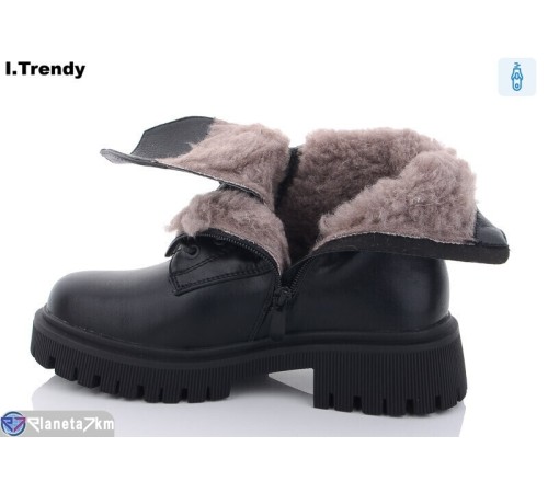 Черевики жіночі на зиму (6 пар р.36-41) чорний "Trendy" Черевики жіночі на зиму (6 пар р.36-41) чорний "Trendy"