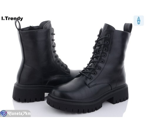Черевики жіночі на зиму (6 пар р.36-41) чорний "Trendy" Черевики жіночі на зиму (6 пар р.36-41) чорний "Trendy"