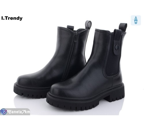 Черевики жіночі на зиму (6 пар р.36-41) чорний "Trendy" Черевики жіночі на зиму (6 пар р.36-41) чорний "Trendy"