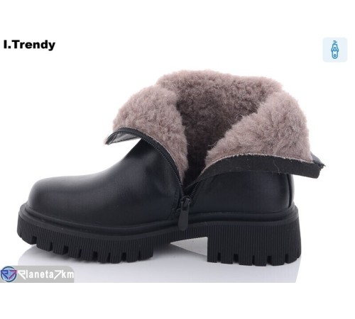 Черевики жіночі на зиму (6 пар р.36-41) чорний "Trendy" Черевики жіночі на зиму (6 пар р.36-41) чорний "Trendy"