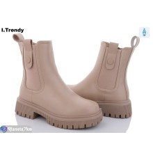 Черевики жіночі на зиму (6 пар р.36-41) бежевий  "Trendy"