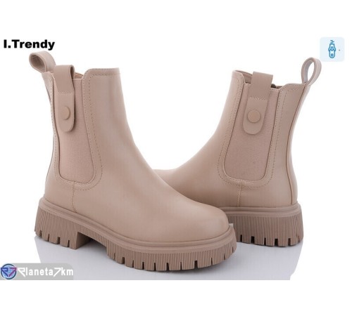 Черевики жіночі на зиму (6 пар р.36-41) бежевий "Trendy" Черевики жіночі на зиму (6 пар р.36-41) бежевий "Trendy"