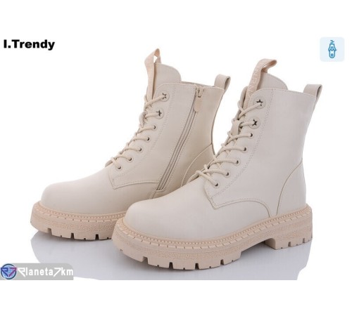 Черевики жіночі на зиму (6 пар р.36-41) бежевий "Trendy" Черевики жіночі на зиму (6 пар р.36-41) бежевий "Trendy"