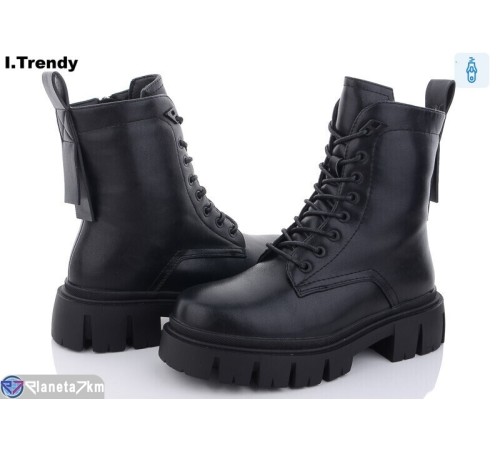Черевики жіночі на зиму (6 пар р.36-41) чорний "Trendy" Черевики жіночі на зиму (6 пар р.36-41) чорний "Trendy"