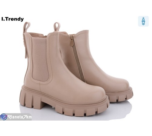 Черевики жіночі на зиму (6 пар р.36-41) бежевий "Trendy" Черевики жіночі на зиму (6 пар р.36-41) бежевий "Trendy"